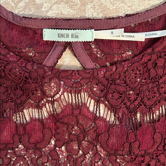 Kimchi Blue ~ Lace A-line Sleeveless Dress - Picture 2 of 11